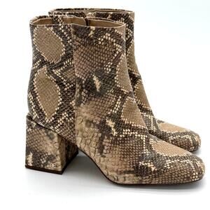 Sam Edelman Codie Snakeskin Casual Edgy Sophisticated Boots 6.5